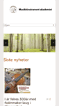 Mobile Screenshot of musikkinstrumentakademiet.com